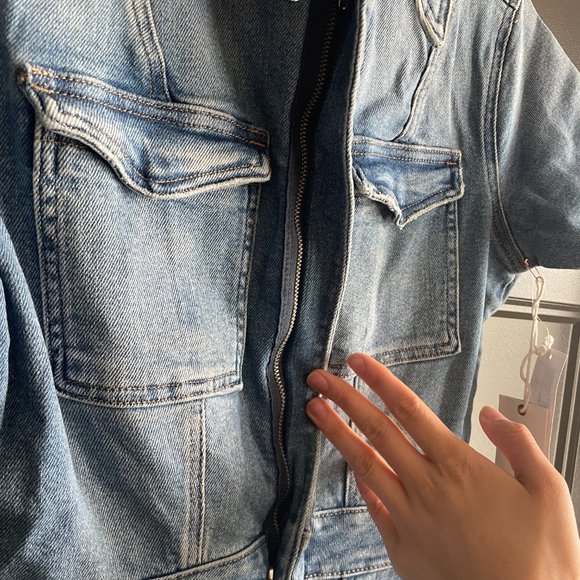 Good American Fit For Success Jumpsuit - Medium BLUE - Picture 8 of 9